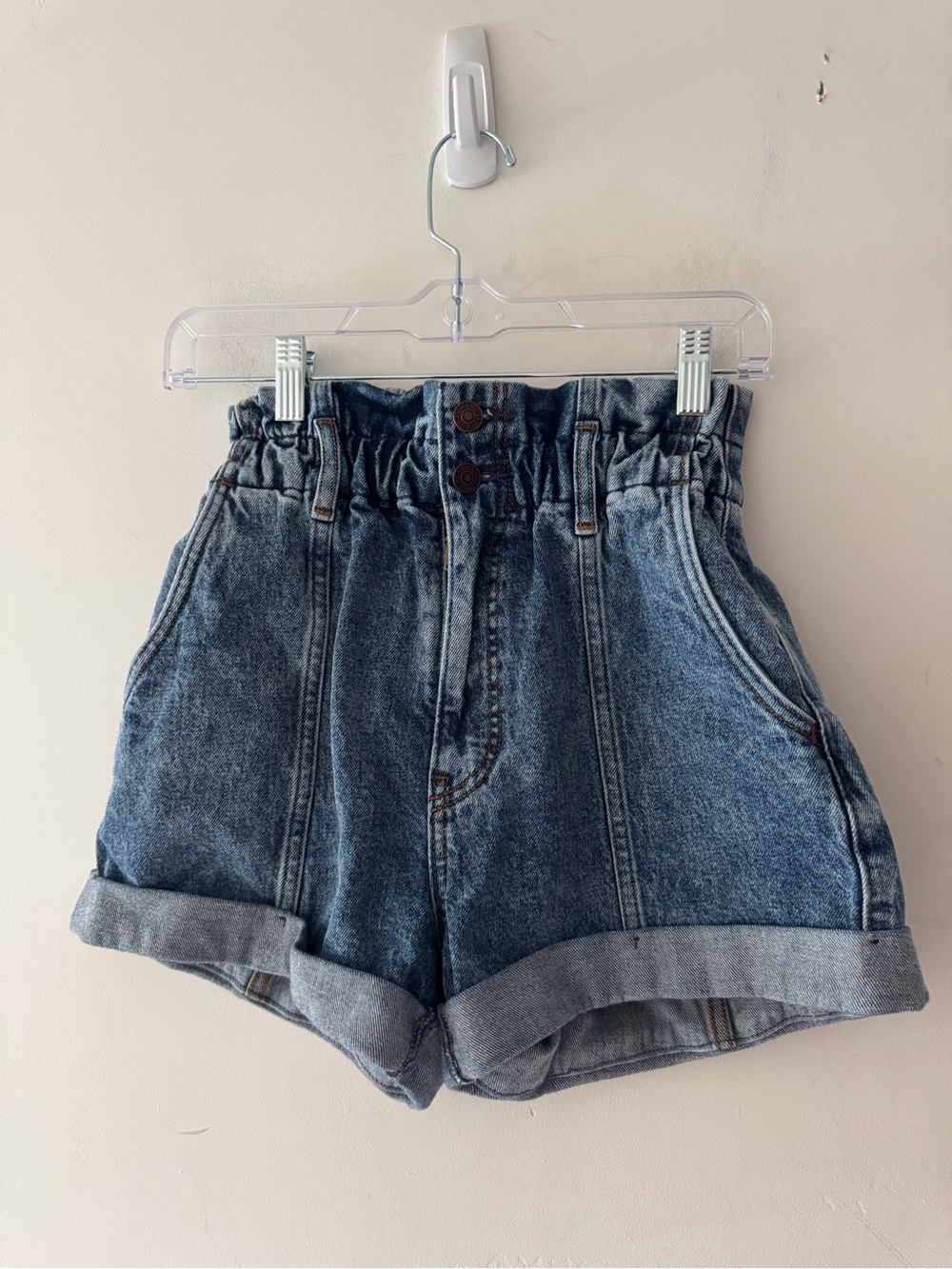 Abercrombie & Fitch The 80s Paperbag Short Ultra High Rise